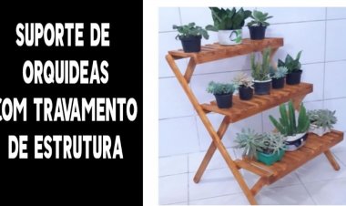 Suporte para orquídeas para sua coleção