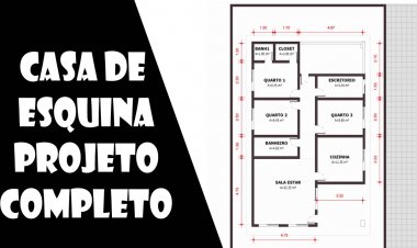 Plantas de casas projetos grandes e pequenos