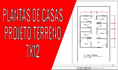 Plantas de casas terreno de 7×12