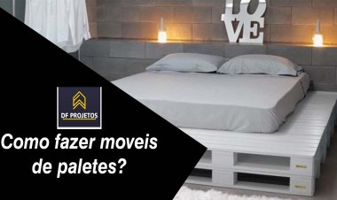 Como fazer moveis de peletes