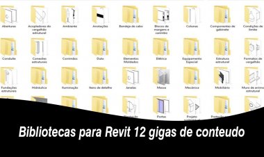 Bibliotecas para Revit 12 gigas de conteudo