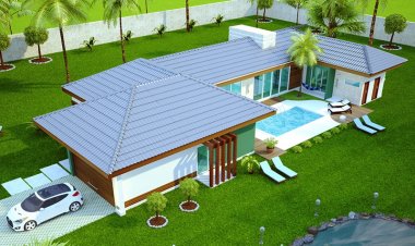 Plantas de casa para terrenos plainos