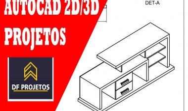 Autocad 2d/3d para projetos.