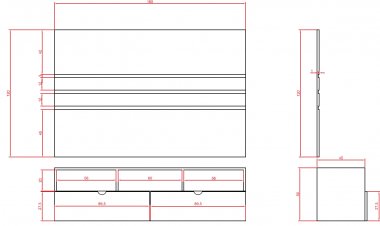 Rack com painel para TV