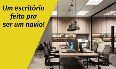 Um escritório feito pra ser um navio!