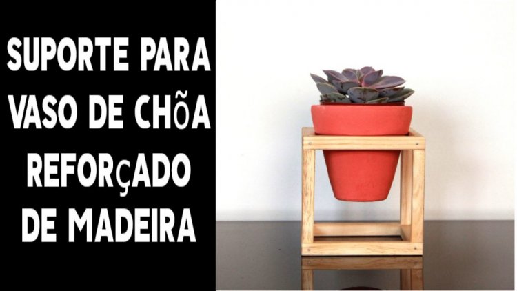 Vaso chão prateleira