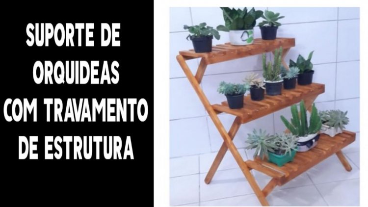 Suporte para orquídeas para sua coleção