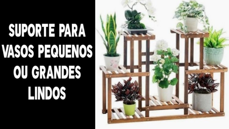 Suporte para vasos grandes ou pequenos