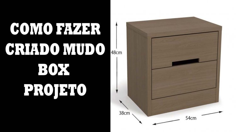 Como fazer um criado mudo alto