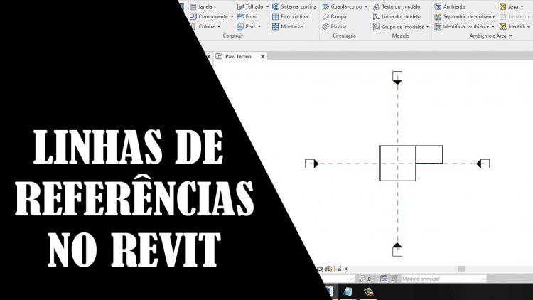 Linhas de referências no Revit 2019