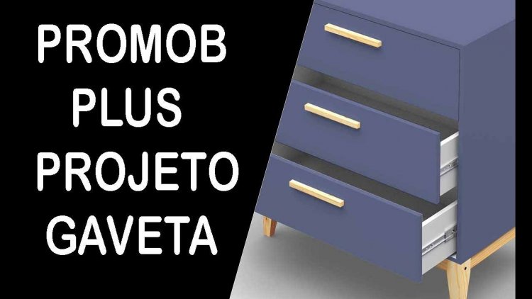 Gaveteiro no Promob como fazer o projeto
