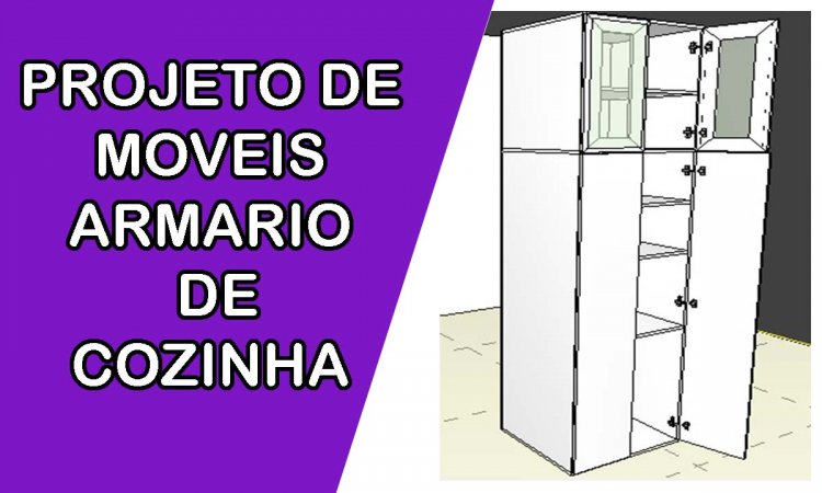 Armario planejado para cozinha projeto de moveis