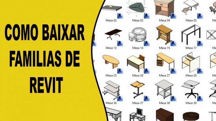 Como baixar familias de revit