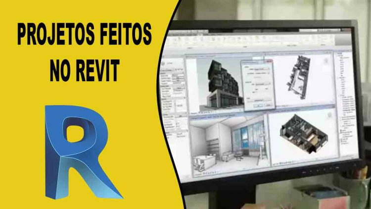 Projetos feitos no revit