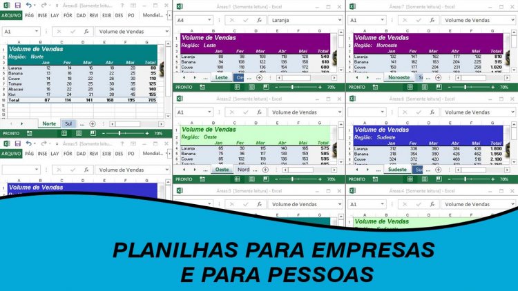 PLANILHAS PARA EMPRESAS E PARA PESSOAS
