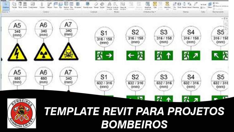 Revit – Template projetos para bombeiros NBR 9077