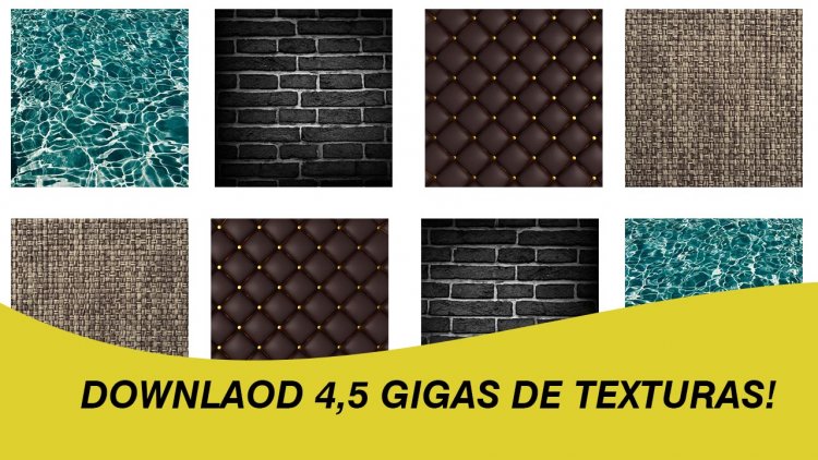 4,5 gigas de download texturas para maquetes 3d