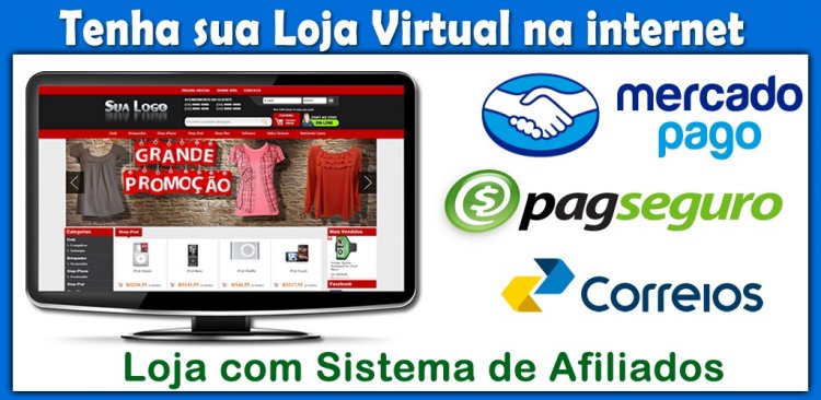 Faça sua loja virtual agora!