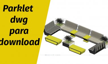 Parklet dwg para download